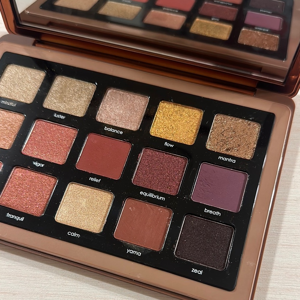 Neutral & Warm Eyeshadow Palette - Mixed Metallic and Matte Shades - Picture 3 of 6